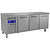 Diamond Tripple Door Refrigerated Table 395 L, from 0° C to 8 °C, Side-Mounted Compressor, Ventilated