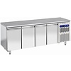 Diamond Refrigerated Table with 8 Drawers, GN 1/1, from -2 °C to 8 °C, Side-Mounted Compressor