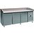 Saro Tripple Doors Pizza Prep Table, 670 L, Side-Mounted Compressor