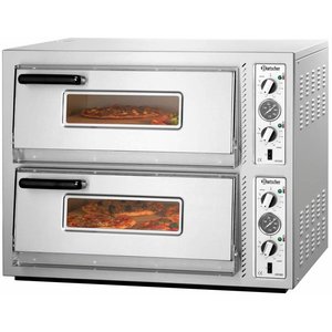 Bartscher Double Deck Electric Pizza Oven 10 kW, 8 x Ø 30 cm Bartscher Double Deck Electric Pizza Oven 10 kW, 8 x Ø 30 cm