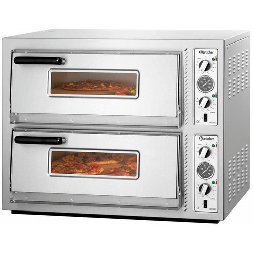 Bartscher Double Deck Electric Pizza Oven 10 kW, 8 x Ø 30 cm Bartscher Double Deck Electric Pizza Oven 10 kW, 8 x Ø 30 cm