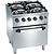 Diamond Gas Cooker with 4 Burners and Gas Oven GN 2/1, 20800 kcal / h