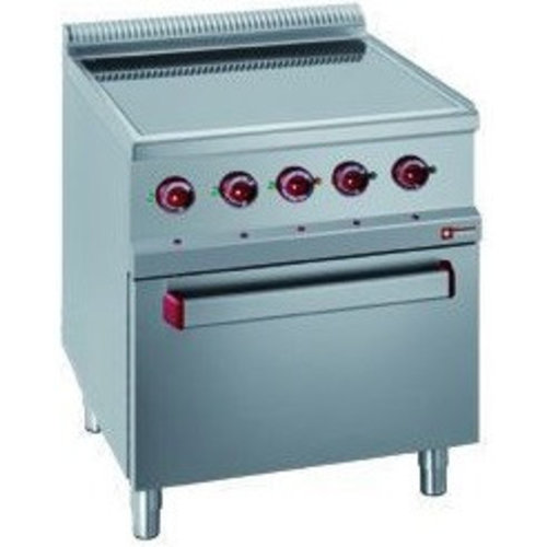 Diamond Electric Vitroceramic Cooker with 4 Cooking Zones and Electric Oven GN 2/1, 13,9 kW Diamond Electric Vitroceramic Cooker with 4 Cooking Zones and Electric Oven GN 2/1, 13,9 kW