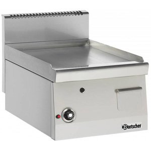Bartscher Gazowa płyta grillowa 390 x 440 mm, gładka, 4,6 kW, nastawna Bartscher Gazowa płyta grillowa 390 x 440 mm, gładka, 4,6 kW, nastawna