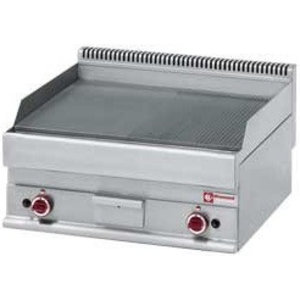 Diamond Countertop Gas Griddle 695 x 520 mm, Smooth/Ribbed, Chromed, 2 Heating Zones, 9800 kcal/h Diamond Countertop Gas Griddle 695 x 520 mm, Smooth/Ribbed, Chromed, 2 Heating Zones, 9800 kcal/h