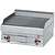 Diamond Countertop Gas Griddle 695 x 520 mm, Smooth/Ribbed, Chromed, 2 Heating Zones, 9800 kcal/h