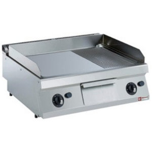 Diamond Countertop Gas Griddle 730 x 540 mm, 2/3 Smooth, 1/3 Ribbed, Chromed, 2 Heating Zones, 12040 kcal/h Diamond Countertop Gas Griddle 730 x 540 mm, 2/3 Smooth, 1/3 Ribbed, Chromed, 2 Heating Zones, 12040 kcal/h