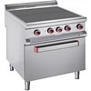 Diamond Electric Cooker with 4 Hot Plates and Electric Convection Oven GN 2/1, 16 kW
