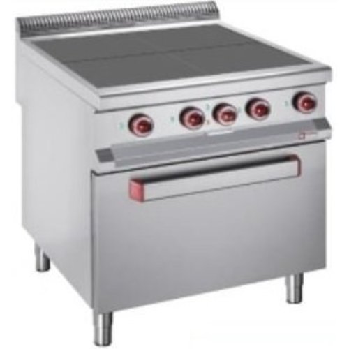 Diamond Electric Cooker with 4 Hot Plates and Electric Convection Oven GN 2/1, 16 kW Diamond Electric Cooker with 4 Hot Plates and Electric Convection Oven GN 2/1, 16 kW