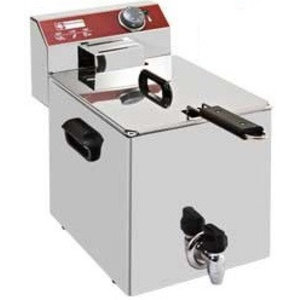 Diamond Countertop Electric Fryer 8 L, 3,5 kW with Drain Tap Diamond Countertop Electric Fryer 8 L, 3,5 kW with Drain Tap