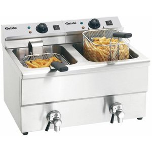 Bartscher 2-Tank Countertop Electric Fryer 8 L, 6,5 kW Bartscher 2-Tank Countertop Electric Fryer 8 L, 6,5 kW
