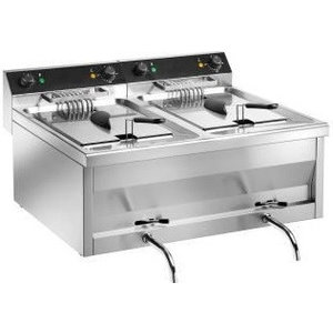 Saro 2-Tank Countertop Electric Fryer 2 x 9 L, 2 x 6 kW Saro 2-Tank Countertop Electric Fryer 2 x 9 L, 2 x 6 kW