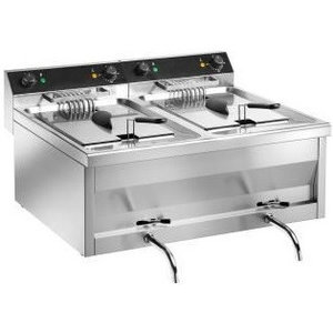 Saro 2-Tank Countertop Electric Fryer 2 x 12 L, 2 x 9 kW Saro 2-Tank Countertop Electric Fryer 2 x 12 L, 2 x 9 kW
