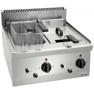 Bartscher 2-Tank Countertop Electric Fryer 8 L, 12,6 kW Bartscher 2-Tank Countertop Electric Fryer 8 L, 12,6 kW