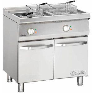 Bartscher 2-Tank Electric Fryer, Leaf Door 23 L, 30 kW Bartscher 2-Tank Electric Fryer, Leaf Door 23 L, 30 kW