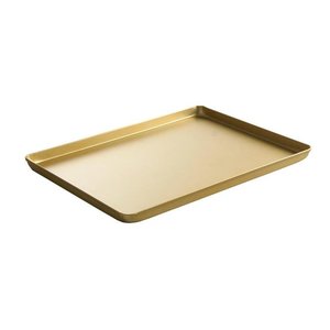Hendi Taca cukiernicza ekspozycyjna, aluminium 300x200x20 mm - złota Hendi Taca cukiernicza ekspozycyjna, aluminium 300x200x20 mm - złota