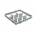 AmerBox Gray Dishwasher Glass Rack Extender 9 compartments / 500 x 500 x 75 mm