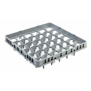 AmerBox Nadstawa do kosza na szkło 36 przegród / 500 x 500 x 75 mm, szara AmerBox Nadstawa do kosza na szkło 36 przegród / 500 x 500 x 75 mm, szara