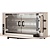 Resto Quality Gas Rotisserie Grill 2 Splits, 8-10 Chickens, 9,4 kW
