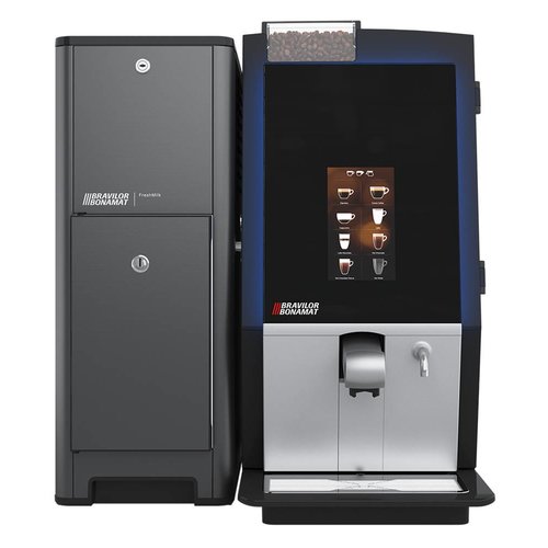 BRAVILOR BONAMAT Bean to Cup Coffee Machine 21 L with Double Spout and 2 Coffee Containers, 2,25 kW