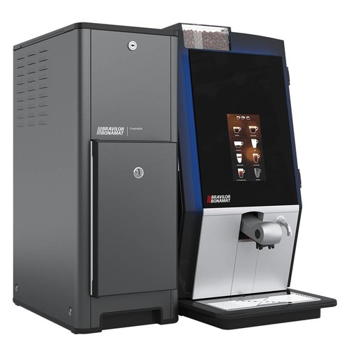 BRAVILOR BONAMAT Bean to Cup Coffee Machine 21 L with Double Spout and 2 Coffee Containers, 2,25 kW