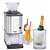 Bartscher Ice Crusher 15 kg/h with Storage Capacity 1,75 kg, 0,08 kW