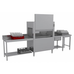 RM GASTRO Conveyor Dishwasher 500 x 500 mm, up to 120 baskets/h