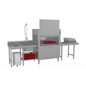 RM GASTRO Conveyor Dishwasher 500 x 500 mm, up to 160 baskets/h RM GASTRO Conveyor Dishwasher 500 x 500 mm, up to 160 baskets/h