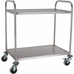 RedFox Stainless Steel 3 Tier Service Trolley 950 x 520 x 850 mm