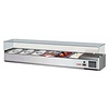 RedFox Top unit for storing ingredients 5x 1/3 + 1x 1/2GN, 340W, from 2 to 8°C