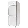 RedFox Stainless Steel Double Door Freezer 400 L, -17 °C to -22 °C