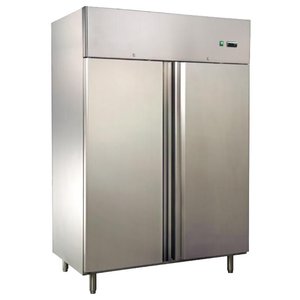 RedFox Szafa chłodnicza 2-drzwiowa GN 2/1, 1400 L, ze stali nierdzewnej, 1 °C do 8 °C RedFox Szafa chłodnicza 2-drzwiowa GN 2/1, 1400 L, ze stali nierdzewnej, 1 °C do 8 °C