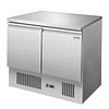 RedFox Double Door Refrigerated Table from 2 °C to 8 °C, Bottom-Mounted Compressor