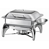 RedFox Pasta Chafing Dish with Removable Glass Cover GN 2/3 RedFox Pasta Chafing Dish with Removable Glass Cover GN 2/3