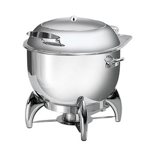 RedFox Pasta Round Chafing Dish with Glass Hinged Cover10 L RedFox Pasta Round Chafing Dish with Glass Hinged Cover10 L