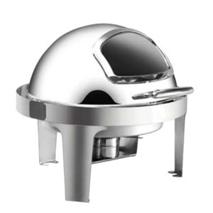 RedFox Pasta Round Chafing Dish with Glass Roll-Top Cover 5 L RedFox Pasta Round Chafing Dish with Glass Roll-Top Cover 5 L