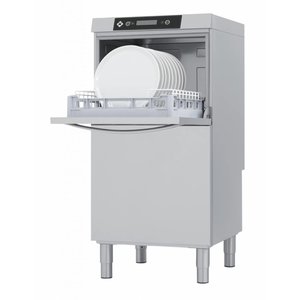 RM GASTRO Dishwasher for dishes and pots 500 x 500 mm with Drain Pump and Liquid Detergent Dispenser, up to 60 baskets/h RM GASTRO Dishwasher for dishes and pots 500 x 500 mm with Drain Pump and Liquid Detergent Dispenser, up to 60 baskets/h