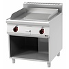 RedFox Elektryczna płyta grillowa 710 x 650 mm, ryflowana, żeliwna, 2 strefy grzewcze, 12 kW, 400V na podstawie półotwartej RedFox Elektryczna płyta grillowa 710 x 650 mm, ryflowana, żeliwna, 2 strefy grzewcze, 12 kW, 400V na podstawie półotwartej
