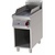 RedFox Electric Griddle 310 x 650 mm, Ribbed, Chromed, 6 kW, 400V on Half-Open Base