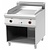 RedFox Electric Griddle 710 x 650 mm, Smooth, Chromed, 2 Heating Zones, 12 kW, 400V on Half-Open Base