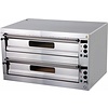 RM GASTRO Double Deck Electric Pizza Oven 14,4 kW, 12 x Ø 33 cm, with 6 Heaters