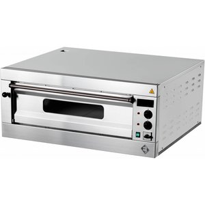 RM GASTRO Single Deck Electric Pizza Oven 7,2 kW, 6 x Ø 33 cm, with Digital Display RM GASTRO Single Deck Electric Pizza Oven 7,2 kW, 6 x Ø 33 cm, with Digital Display