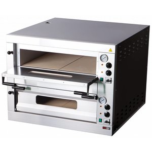 RedFox Double Deck Electric Pizza Oven 14,4 kW, 12 x Ø 33 cm RedFox Double Deck Electric Pizza Oven 14,4 kW, 12 x Ø 33 cm