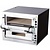 RedFox Double Deck Electric Pizza Oven 14,4 kW, 12 x Ø 33 cm