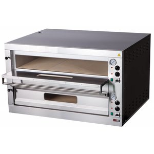 RedFox Piec do pizzy 2-komorowy elektryczny 24 kW, 18 x Ø 33 cm RedFox Piec do pizzy 2-komorowy elektryczny 24 kW, 18 x Ø 33 cm