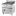 RedFox Gas frying pan with automatic tilting BRM-90/80 G
