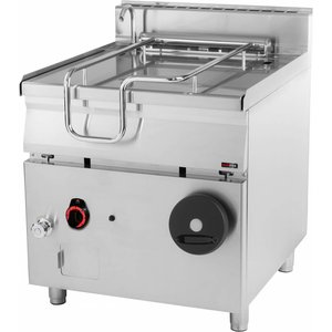 RedFox Gas frying pan with manual tilting BR-90/80 G / N