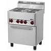 RedFox Electric Cooker with 4 Hot Plates and Electric Convection Oven GN 1/1, 11,13 kW RedFox Electric Cooker with 4 Hot Plates and Electric Convection Oven GN 1/1, 11,13 kW