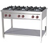 RedFox Freestanding Gas Cooker with 6 Burners, 36 kW