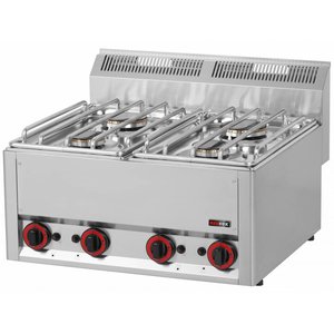 RedFox Kuchnia gazowa nastawna z 4 palnikami, 13,2 kW RedFox Kuchnia gazowa nastawna z 4 palnikami, 13,2 kW